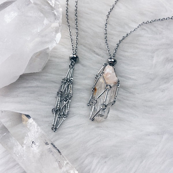 Crystal Cage Necklace Chain"