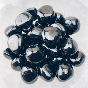 Jet Tumbled Stones - The Bead N Crystal & Enclave Gems