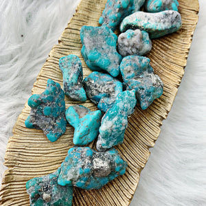 Turquoise Nugget - Morenci AZ (936) - The Bead Shoppe & Enclave Gems