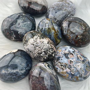 Ocean Jasper Palm Stones (983) - The Bead Shoppe & Enclave Gems