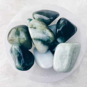 Jade Tumbled Stone - The Bead N Crystal & Enclave Gems