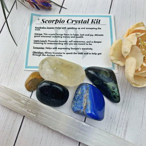 Zodiac Crystal Kits - Scorpio - The Bead N Crystal & Enclave Gems