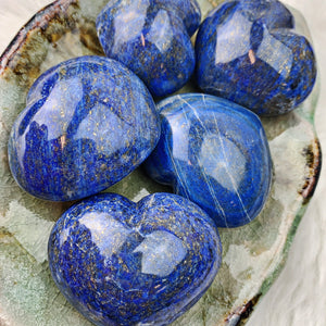Lapis Lazuli Heart (860) - The Bead Shoppe
