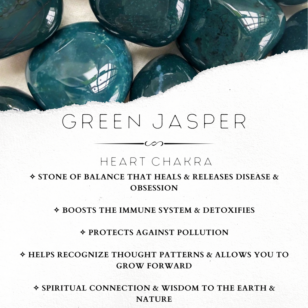 Green Jasper  The Bead N Crystal & Enclave Gems