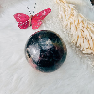 Rhodonite Lg Sphere - The Bead N Crystal & Enclave Gems