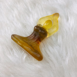 Yellow Fluorite Meditating Goddess - The Bead N Crystal & Enclave Gems