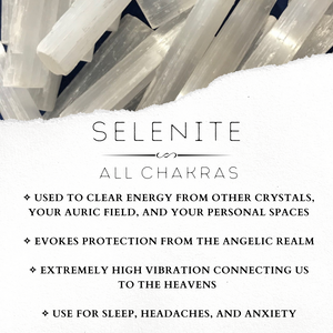 Selenite 6 mm - The Bead N Crystal & Enclave Gems