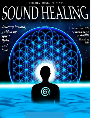 April 12th Wednesday @ 6:45pm - Sound Healing by Erik Theme: Inner Child Healing 💗 - The Bead N Crystal & Enclave Gems