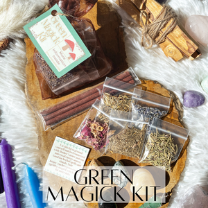 Magick Kit - Green Magick - The Bead N Crystal & Enclave Gems