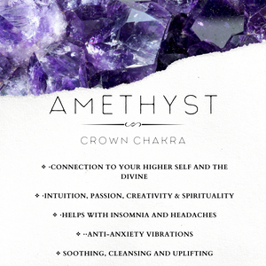 Amethyst Stretch Bracelet 6 mm - The Bead N Crystal & Enclave Gems