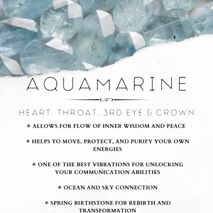 Aquamarine 4 mm - The Bead N Crystal & Enclave Gems