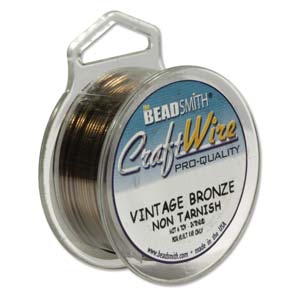 Craft Wire - Vintage Bronze 18g - 26g - The Bead N Crystal & Enclave Gems