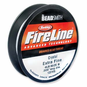 Fireline Beading Thread - Crystal 125yd - The Bead N Crystal & Enclave Gems