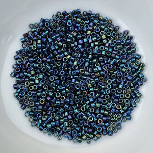 11/0 Delica - Dark Blue Iris - DB0002 - The Bead N Crystal & Enclave Gems