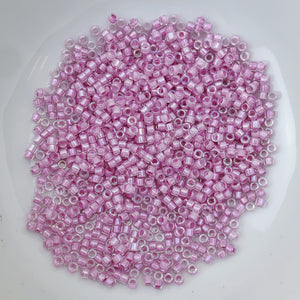 11/0 Delica - Orchid Lined Crystal Luster DB0072 - The Bead N Crystal & Enclave Gems