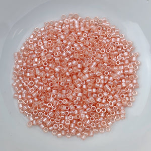 11/0 Delica - Shell Pink Luster DB0106 - The Bead N Crystal & Enclave Gems