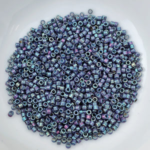 11/0 Delica - Blue Gray Luster DB0132 - The Bead N Crystal & Enclave Gems