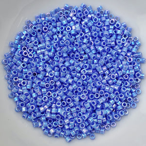 11/0 Delica - Med Blue AB DB0167 - The Bead N Crystal & Enclave Gems