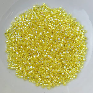 11/0 Delica - Yellow AB DB0171 - The Bead N Crystal & Enclave Gems