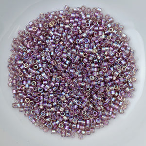 11/0 Delica - Smoky Amethyst AB DB0173 - The Bead N Crystal & Enclave Gems