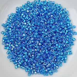 11/0 Delica - Capri Blue AB DB0177 - The Bead N Crystal & Enclave Gems