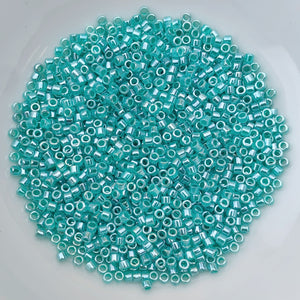11/0 Delica - Aqua Green Ceylon DB0238 - The Bead N Crystal & Enclave Gems