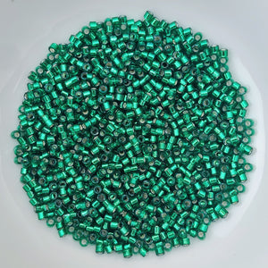 11/0 Delica - Dyed S/L Emerald DB0605 - The Bead N Crystal & Enclave Gems