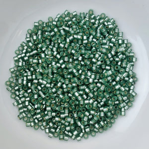 11/0 Delica - Dyed SF S/L Moss Green DB0689 - The Bead N Crystal & Enclave Gems