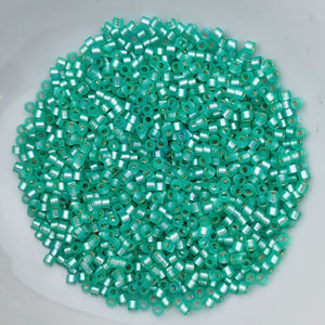 11/0 Delica - Dyed SF S/L Mint Green DB0691 - The Bead N Crystal & Enclave Gems