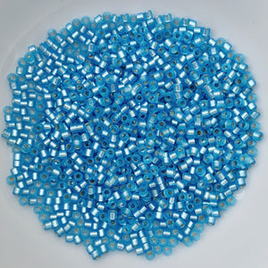 11/0 Delica - Dyed SF S/L Aqua DB0692 - The Bead N Crystal & Enclave Gems