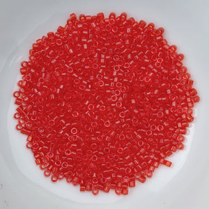 11/0 Delica - Red Orange DB0704 - The Bead N Crystal & Enclave Gems