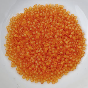 11/0 Delica - Dyed SF Amber DB0781 - The Bead N Crystal & Enclave Gems