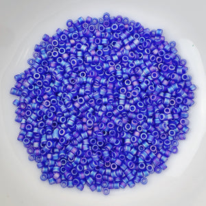 11/0 Delica - Cobalt Matte AB DB0864 - The Bead N Crystal & Enclave Gems