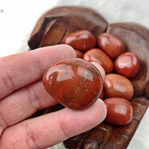 Red Jasper Tumbled Stone (797) - The Bead N Crystal & Enclave Gems