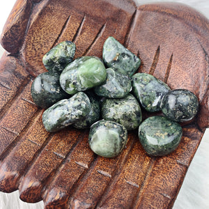 Nephrite Jade Tumbled Stone (798) - The Bead N Crystal & Enclave Gems