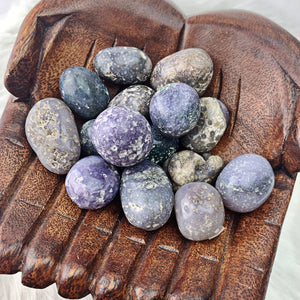 Grape Agate Tumbled Stone (804) - The Bead N Crystal & Enclave Gems