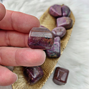 Ruby Tumbled Stone (807) - The Bead N Crystal & Enclave Gems