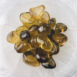 Whiskey Quartz Tumbled Stones - The Bead N Crystal & Enclave Gems