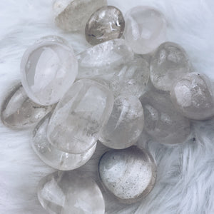 Crystal Quartz Tumbled Stone (949) - The Bead Shoppe & Enclave Gems