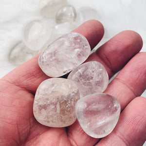 Crystal Quartz Tumbled Stone (949) - The Bead Shoppe & Enclave Gems