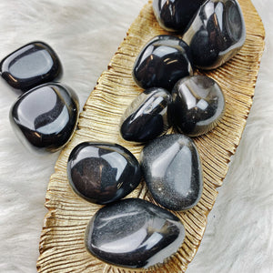 Onyx Tumbled Stones (57) - The Bead N Crystal & Enclave Gems