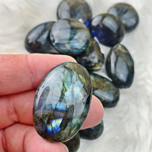 Labradorite Palm Stone (21) - The Bead N Crystal & Enclave Gems