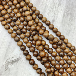 Robles Wood Strand 10mm - The Bead N Crystal & Enclave Gems