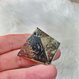 Pyrite Pyramid (30) - The Bead N Crystal & Enclave Gems