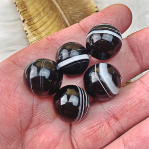 Agate Spheres Sm (27) - The Bead N Crystal & Enclave Gems