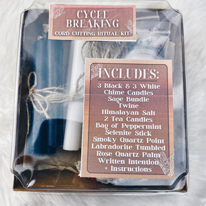 Cycle Breaking - Cord Cutting Ritual Kit - The Bead N Crystal & Enclave Gems