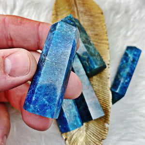 Apatite Towers - Lovely Deep Blue - The Bead N Crystal & Enclave Gems