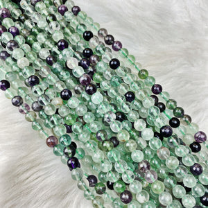 Fluorite (Green) 6 mm - The Bead N Crystal & Enclave Gems