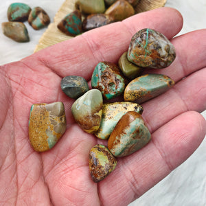Turquoise Tumbled Stones (Set of 3) (829) - The Bead Shoppe
