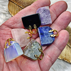 Crystal Purses - Assorted Gemstones - The Bead N Crystal & Enclave Gems